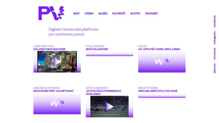 Screenshot of website Psí víno